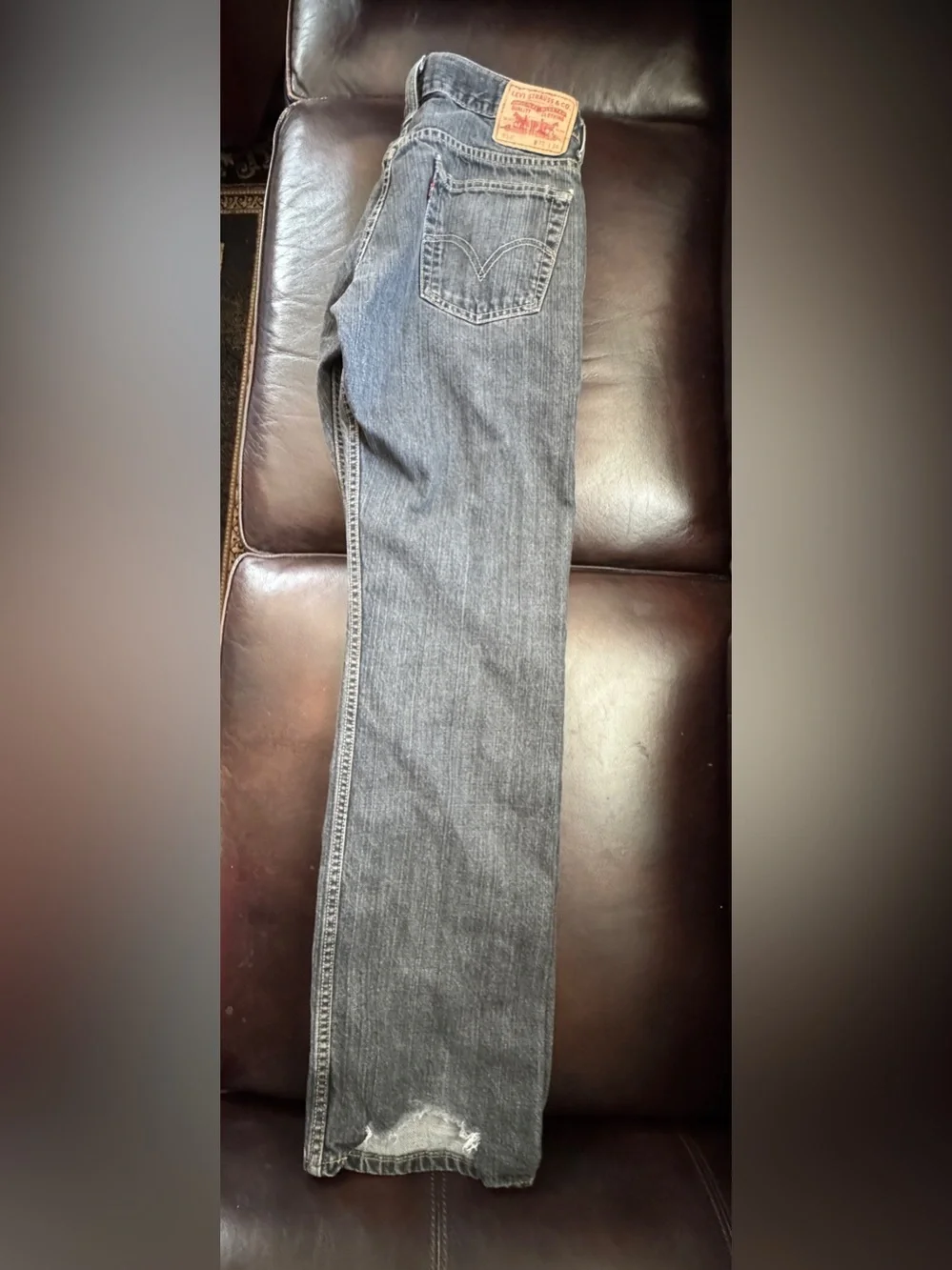Levi's Slim Straight 514 Jeans in Charcoal Black